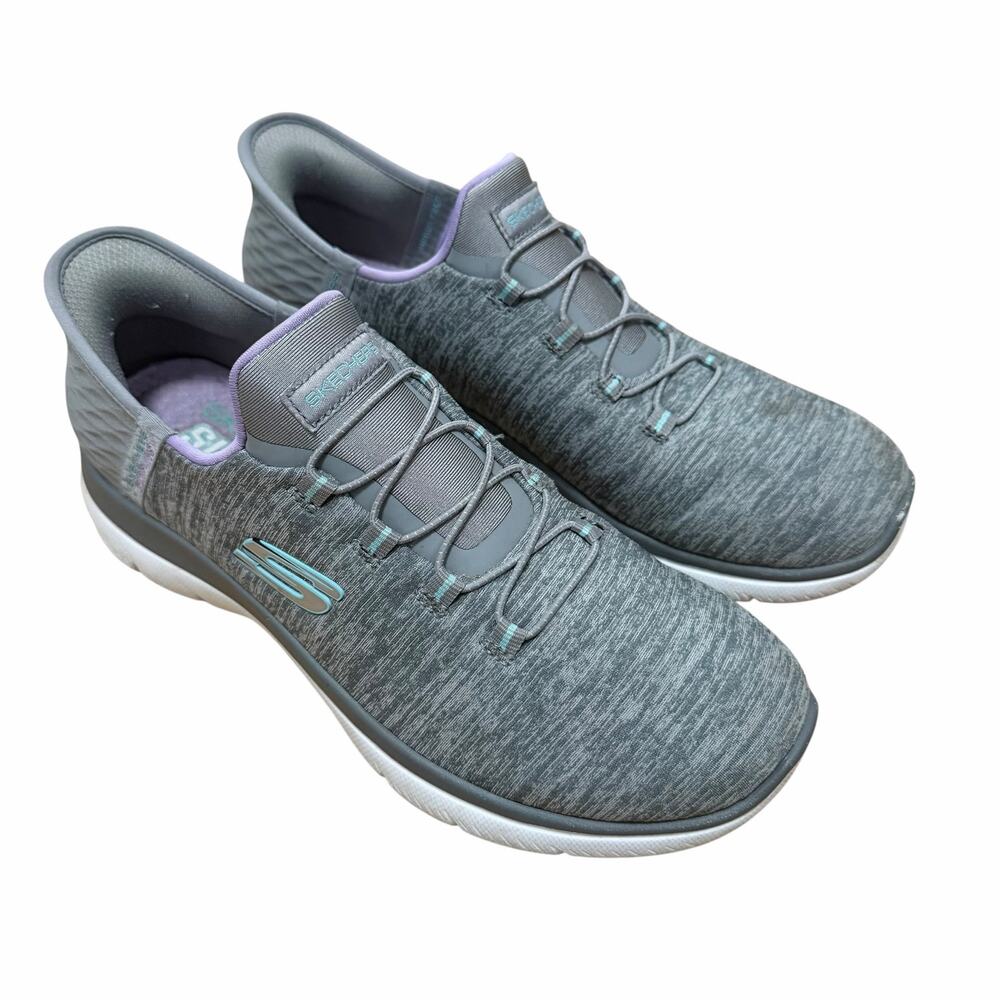 Skechers Summits Dazzling Haze Slip On Sneakers Sz 8